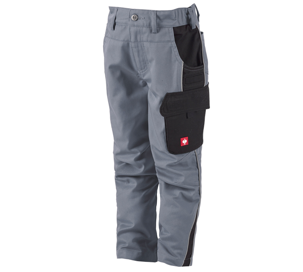 Kalhoty: Dětské kalhoty do pasu e.s.active + šedá/černá