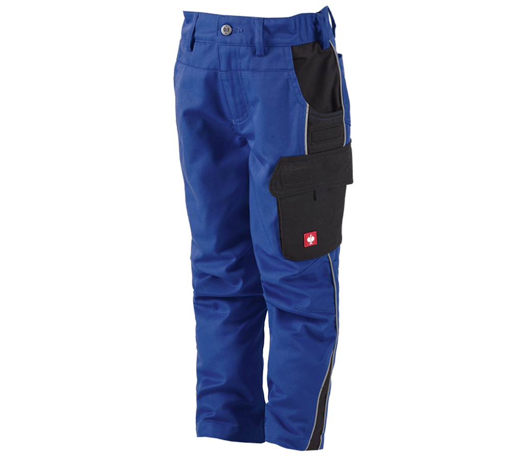 Kalhoty: Dětské kalhoty do pasu e.s.active + modrá chrpa/černá