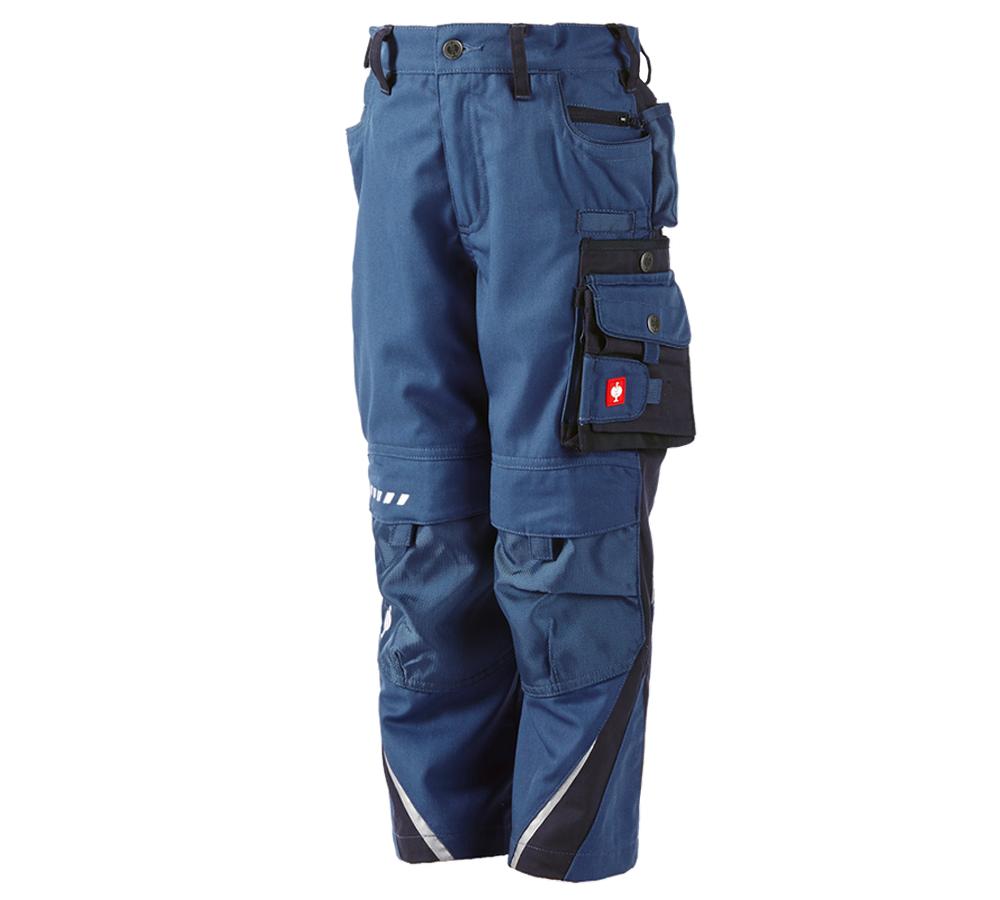 Kalhoty: Dětská kalhoty do pasu e.s.motion + kobalt/pacifik