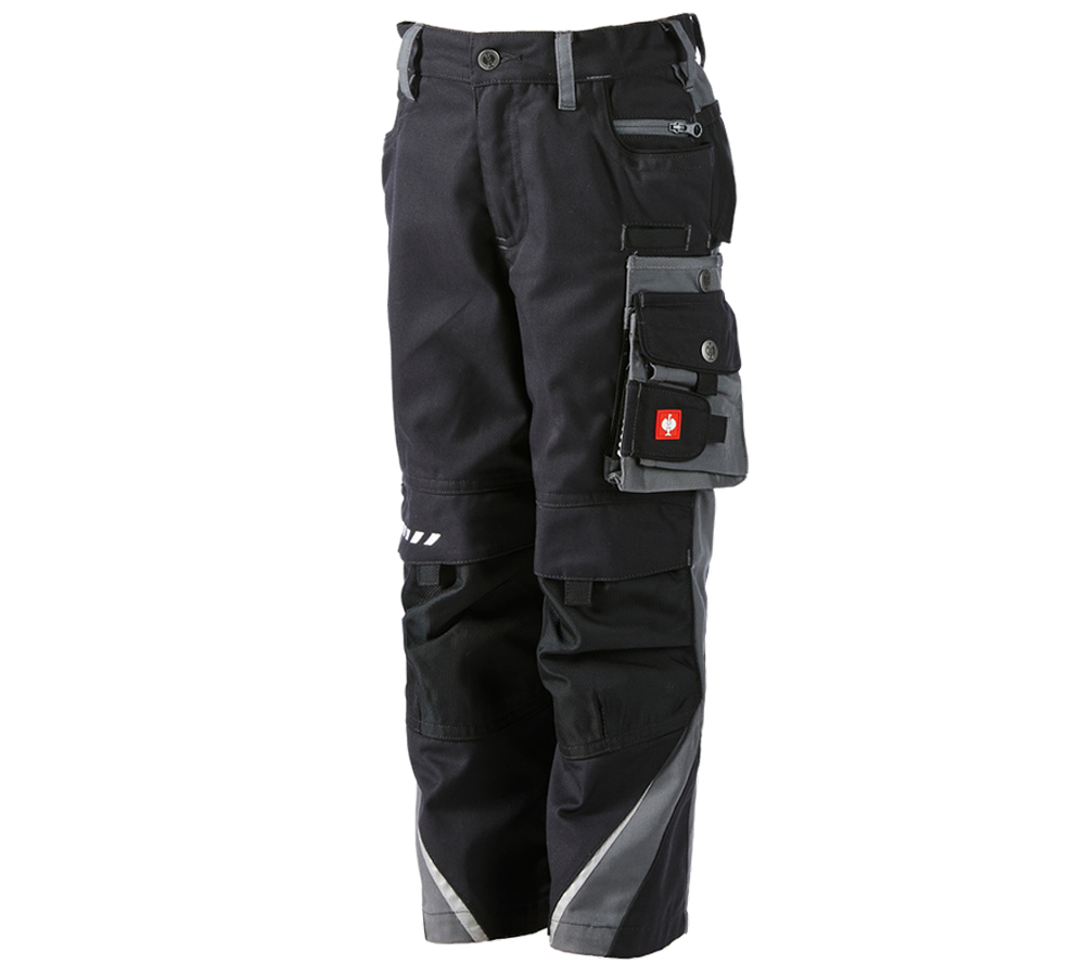 Kalhoty: Dětská kalhoty do pasu e.s.motion + grafit/cement