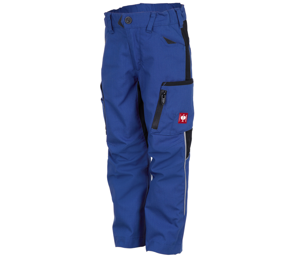 Kalhoty: Zimní kalhoty do pasu e.s.vision, dětská + modrá chrpa/černá
