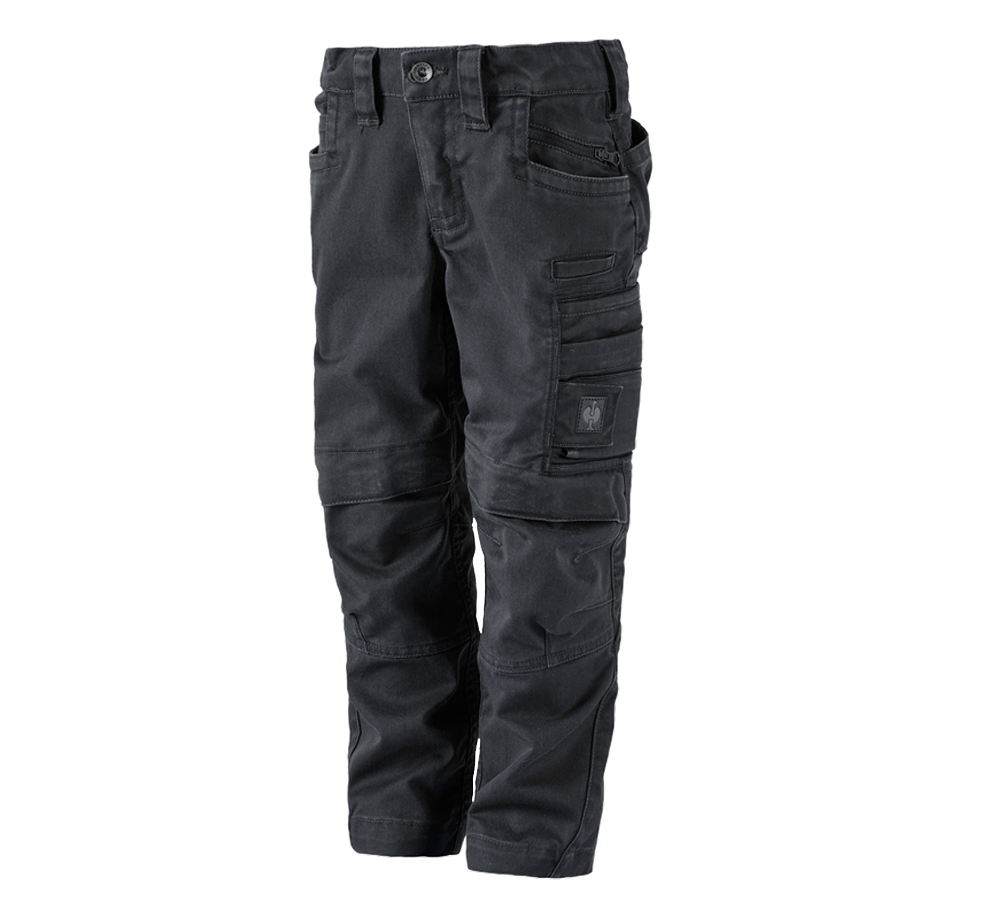 Kalhoty: Kalhoty do pasu e.s.motion ten, dětské + oxidově černá