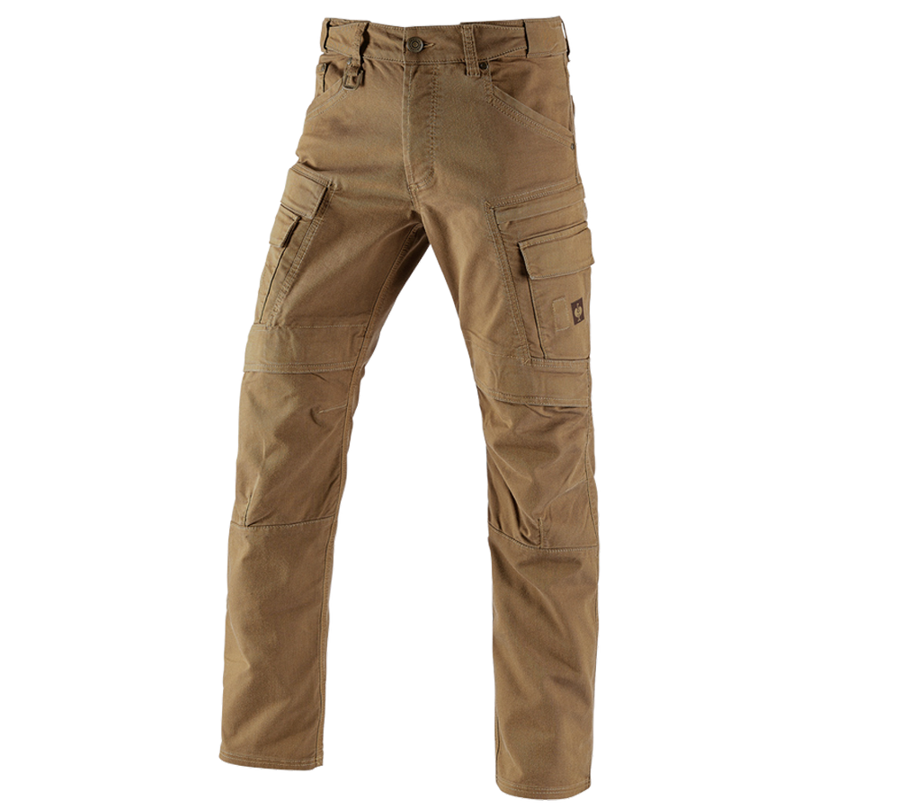 Pracovní kalhoty: Pracovní kalhoty cargo e.s.vintage + sépiová