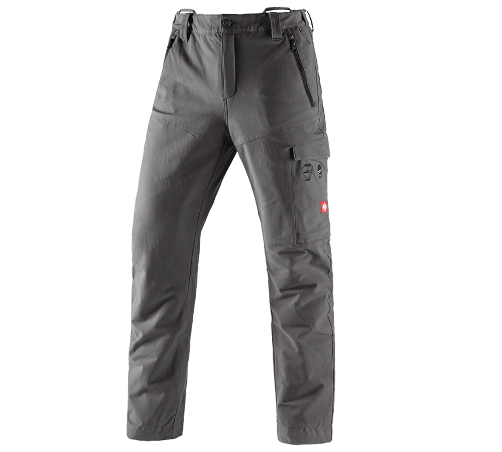 Pracovní kalhoty: Lesnické protip. kalhoty do pasu e.s.cotton touch + karbonová šedá