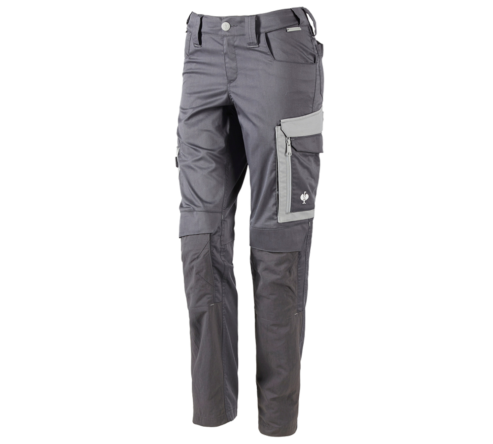Pracovní kalhoty: Kalhoty do pasu e.s.concrete light, dámská + antracit/perlově šedá