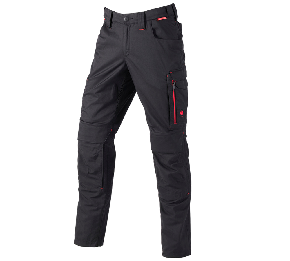 Pracovní kalhoty: Kalhoty do pasu e.s.concrete light allseason + černá