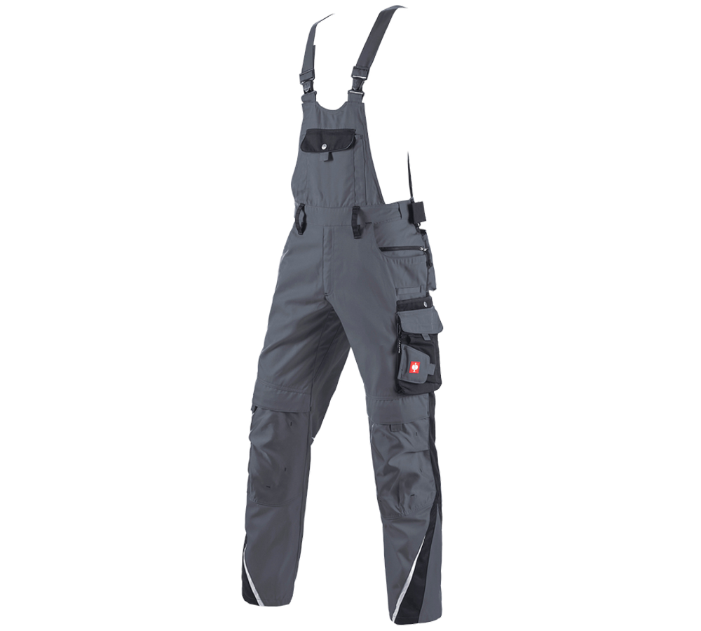 Pracovní kalhoty: Zimní kalhoty s laclem e.s.motion + šedá/černá