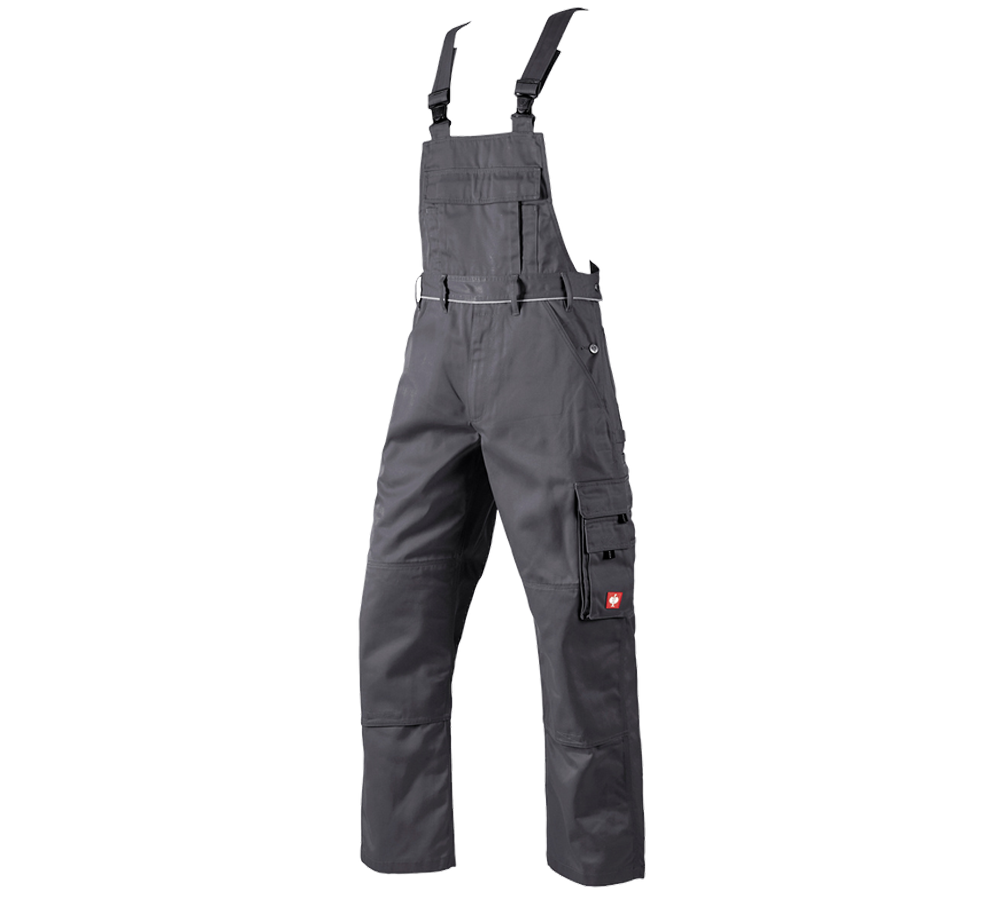 Pracovní kalhoty: Kalhoty s laclem e.s.classic + šedá