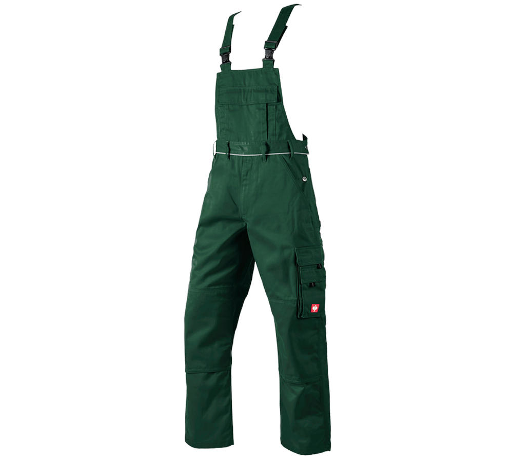 Instalatéři: Kalhoty s laclem e.s.classic + zelená