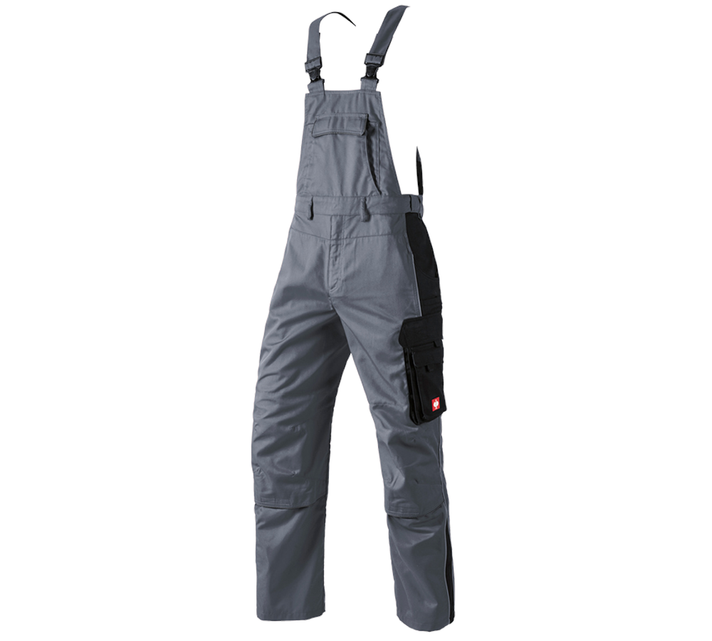 Truhlář / Stolař: Kalhoty s laclem e.s.active + šedá/černá