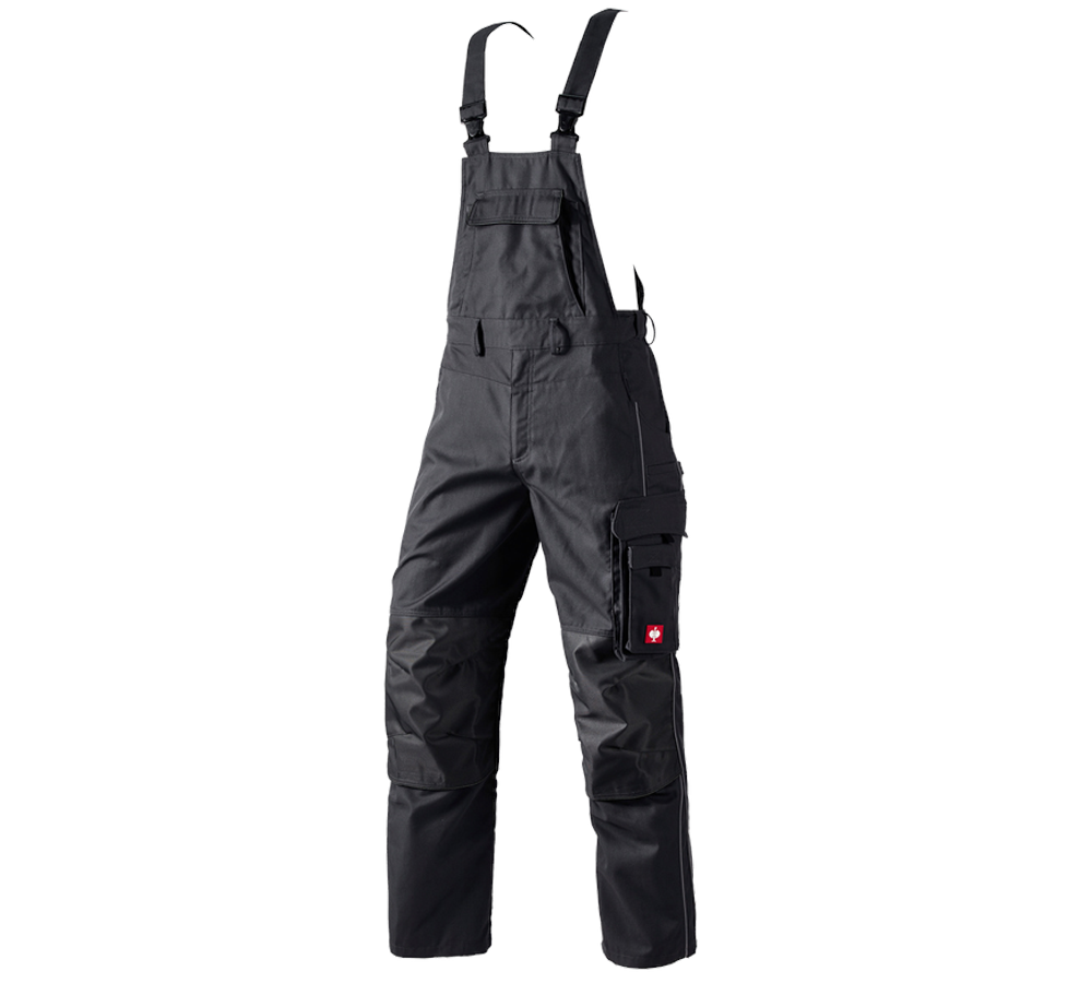 Pracovní kalhoty: Kalhoty s laclem e.s.prestige + černá
