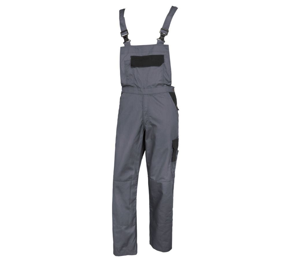 Pracovní kalhoty: STONEKIT Kalhoty s laclem Odense + šedá/černá