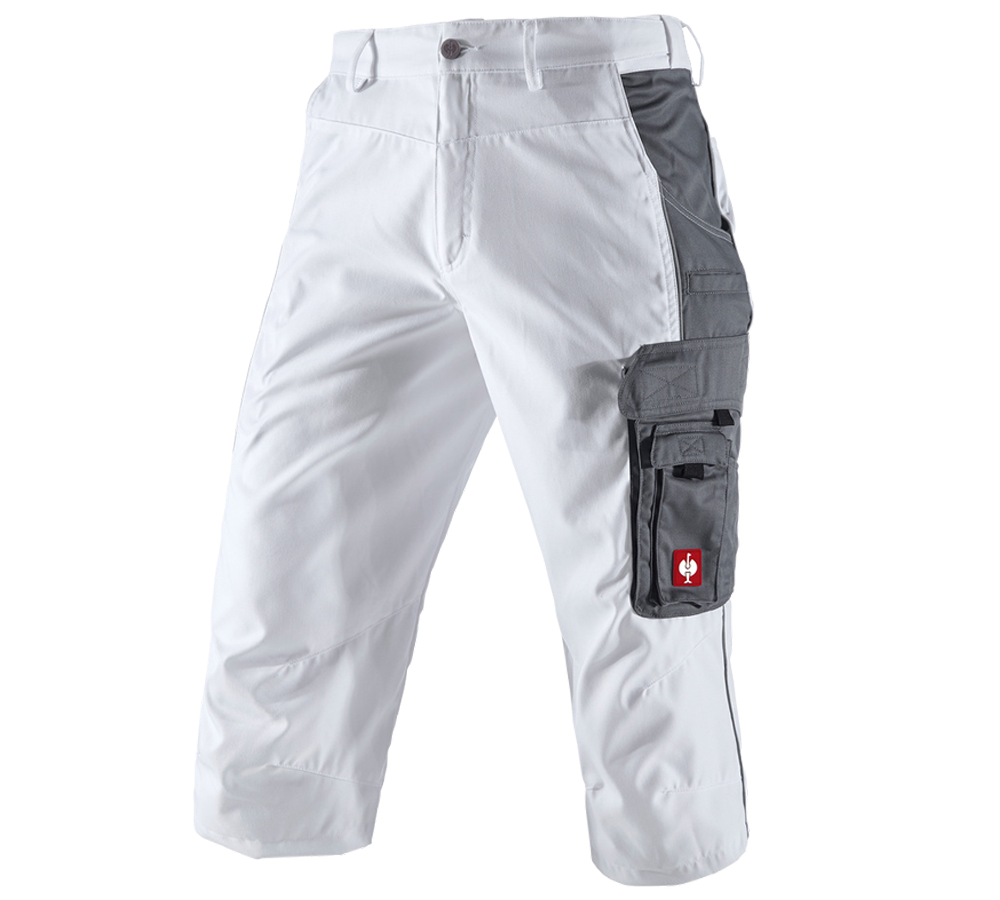 Pracovní kalhoty: e.s.active pirátské kalhoty + bílá/šedá