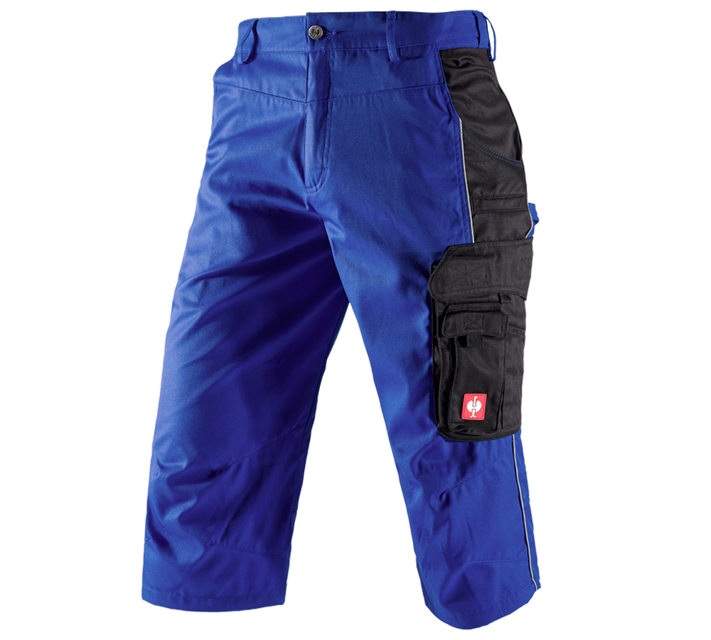 Pracovní kalhoty: e.s.active pirátské kalhoty + modrá chrpa/černá