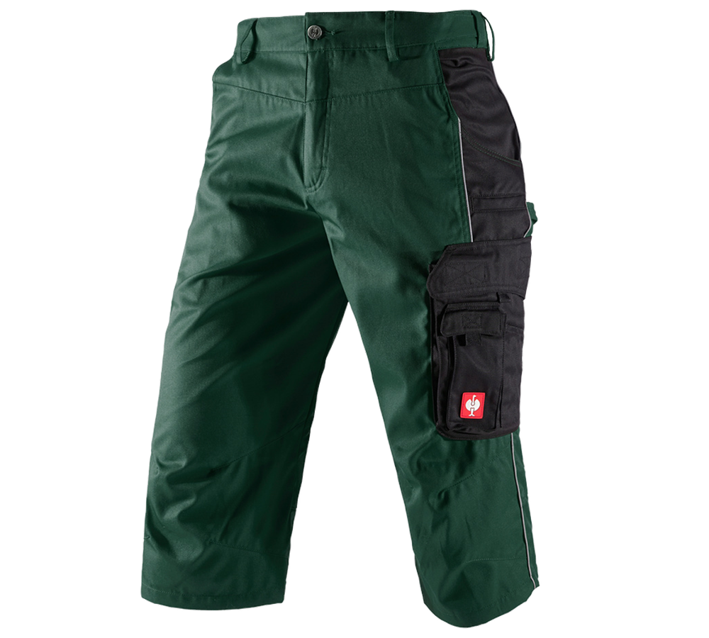 Pracovní kalhoty: e.s.active pirátské kalhoty + zelená/černá