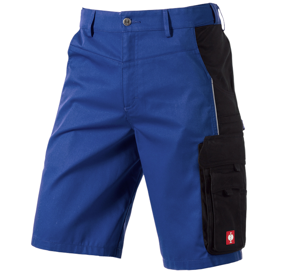 Pracovní kalhoty: Šortky e.s.active + modrá chrpa/černá