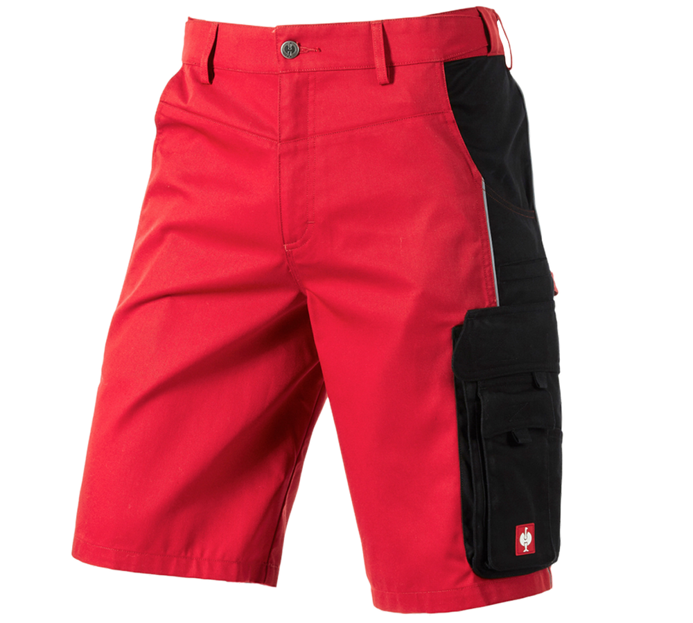 Pracovní kalhoty: Šortky e.s.active + červená/černá