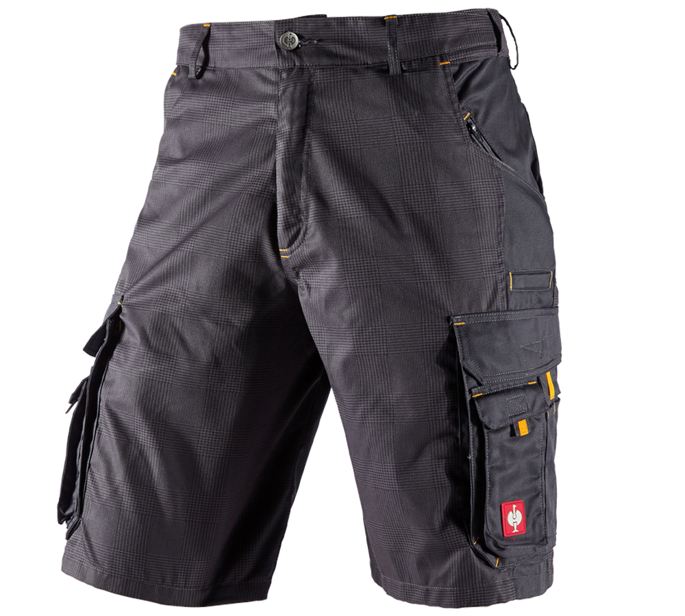 Pracovní kalhoty: Šortky e.s.carat + antracit/žlutá