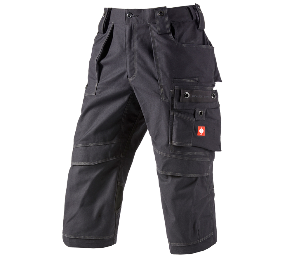 Pracovní kalhoty: Pirátské kalhoty e.s.roughtough + černá