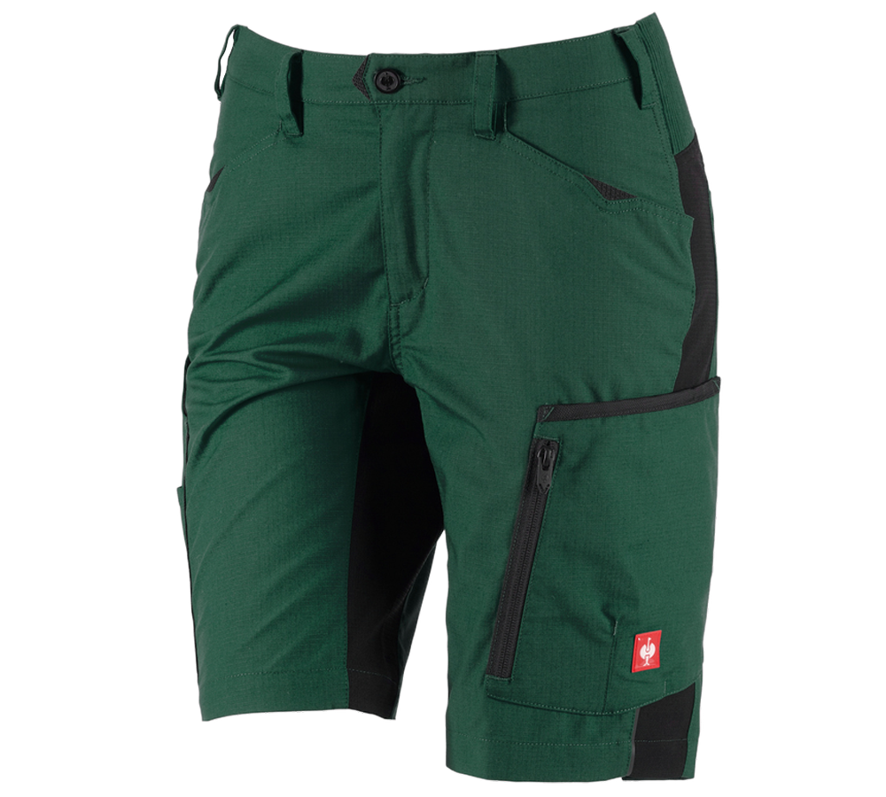 Pracovní kalhoty: Šortky e.s.vision, dámské + zelená/černá
