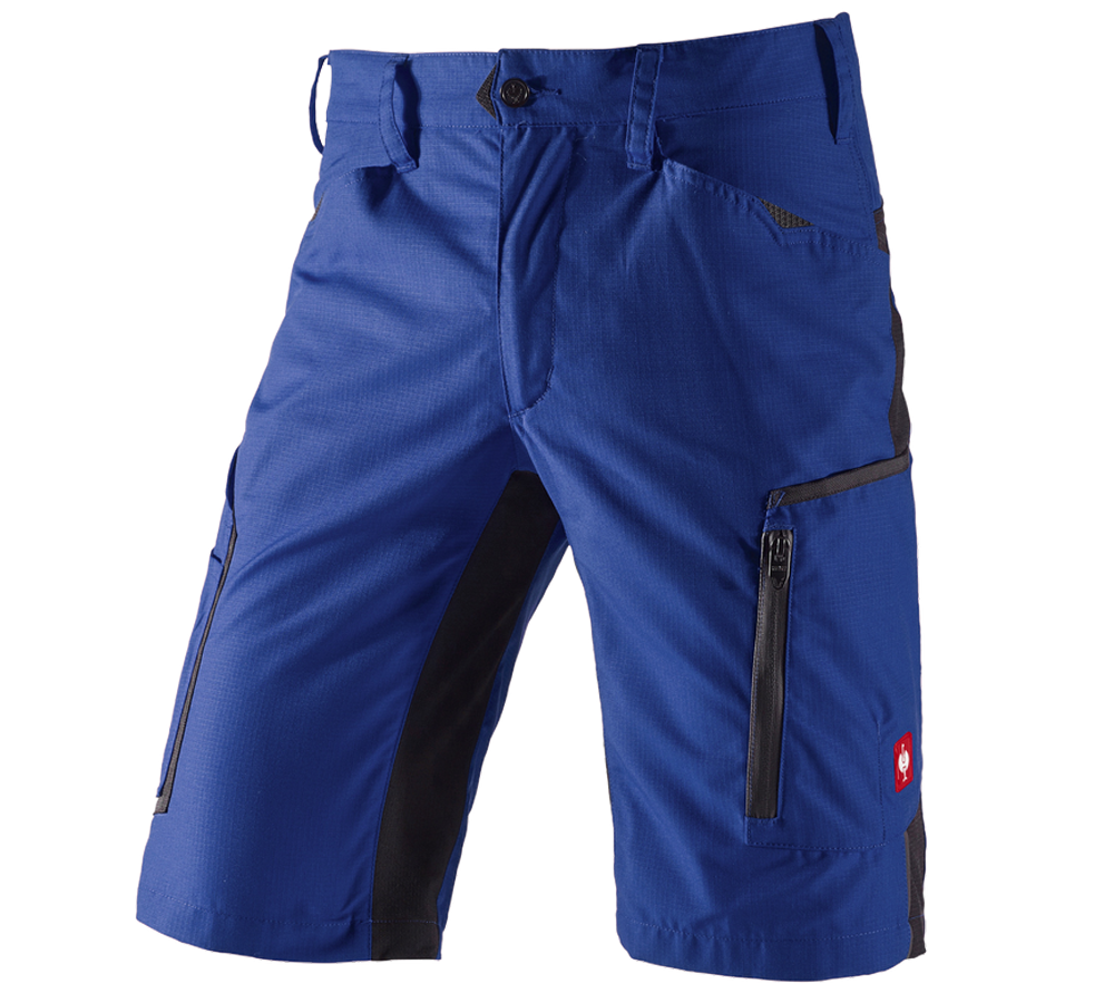 Pracovní kalhoty: Šortky e.s.vision, pánské + modrá chrpa/černá