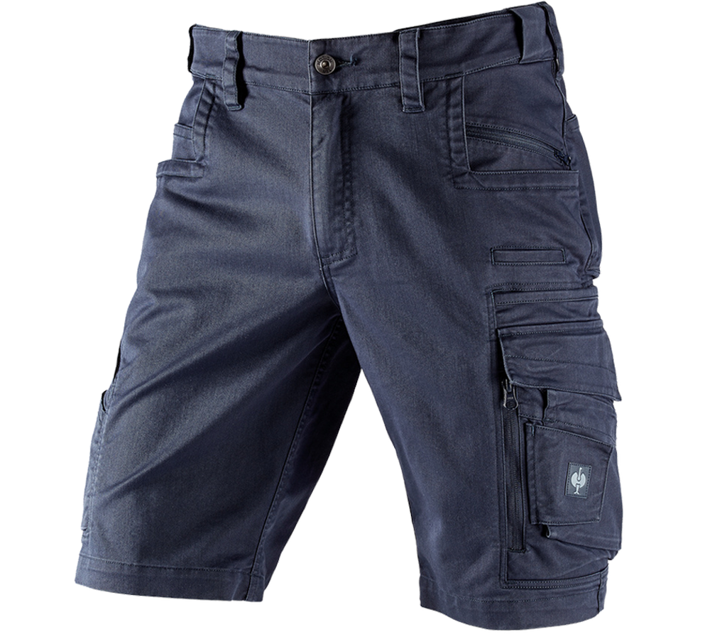 Pracovní kalhoty: Šortky e.s.motion ten + břidlicová modrá