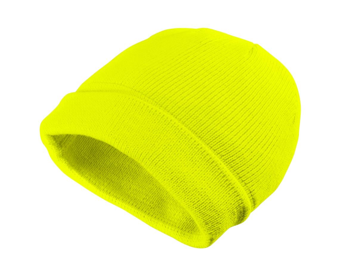 Chlad: Zimní pletená čepice Neon + žlutá