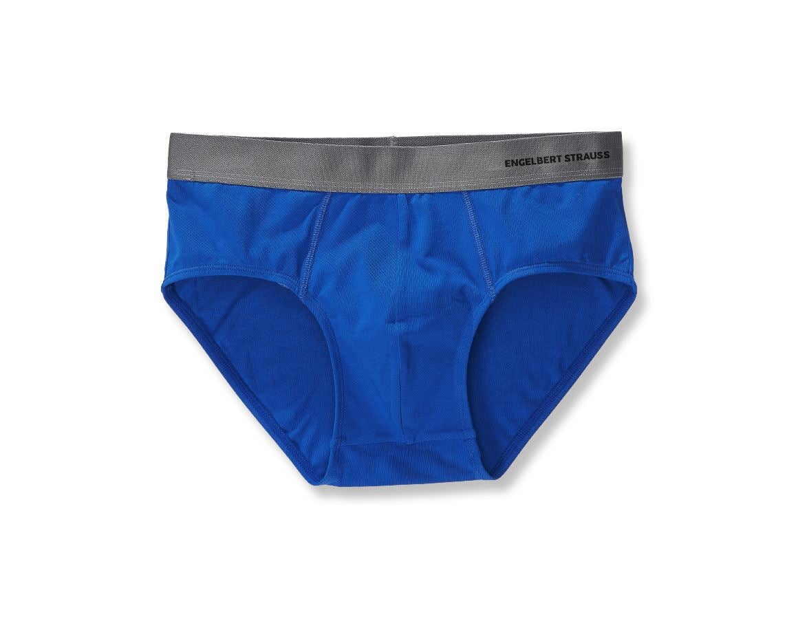 Spodní prádlo | Termo oblečení: e.s. Slipy cotton stretch + modrá chrpa