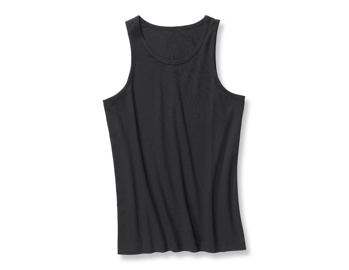 Spodní prádlo | Termo oblečení: e.s. Tílko cotton stretch + černá