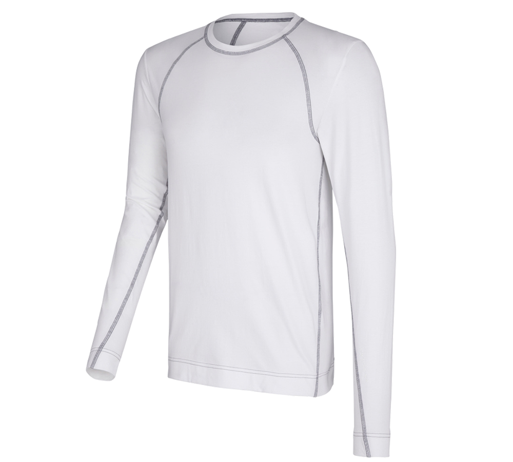Spodní prádlo | Termo oblečení: e.s. triko s dlouhým rukávem z bavlněného streče + bílá