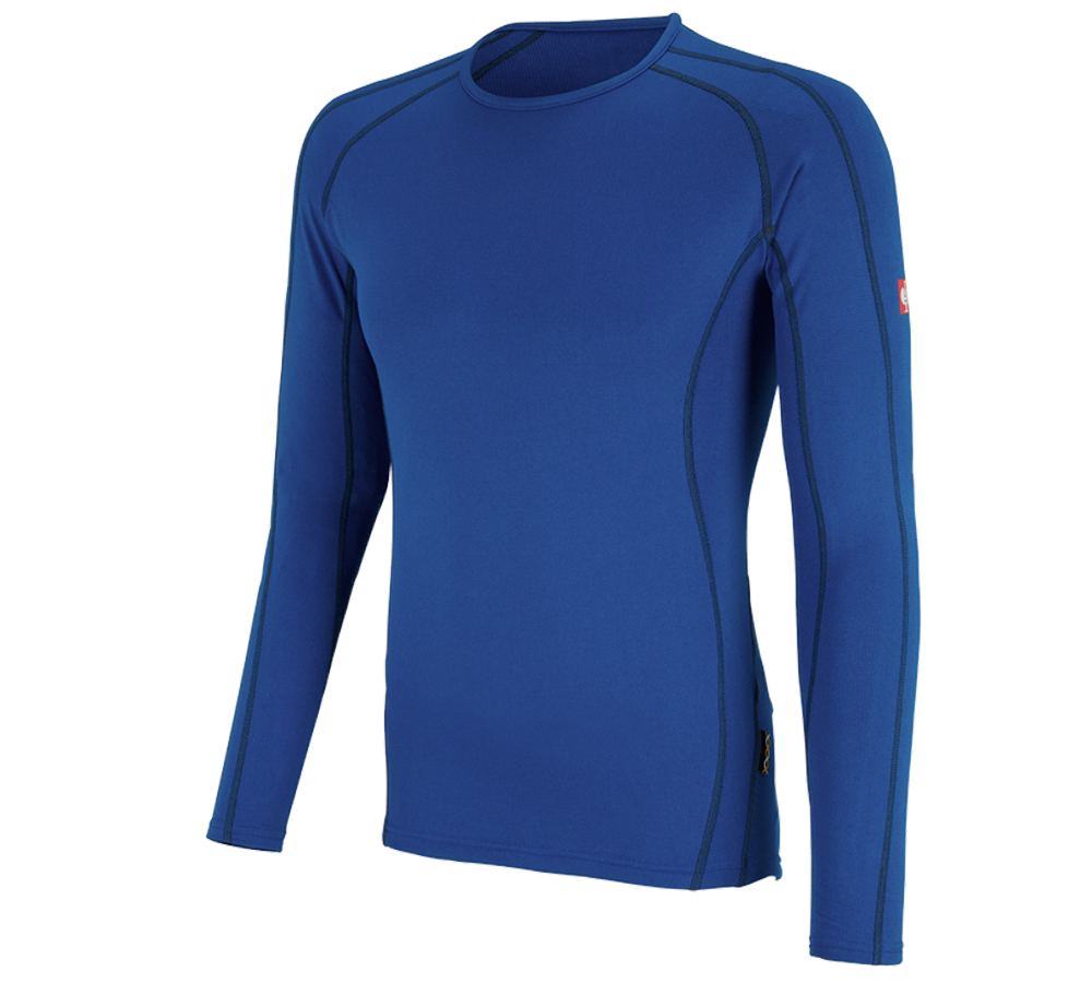 Spodní prádlo | Termo oblečení: e.s. Funkční-Longsleeve clima-pro, warm, pánské + enciánově modrá