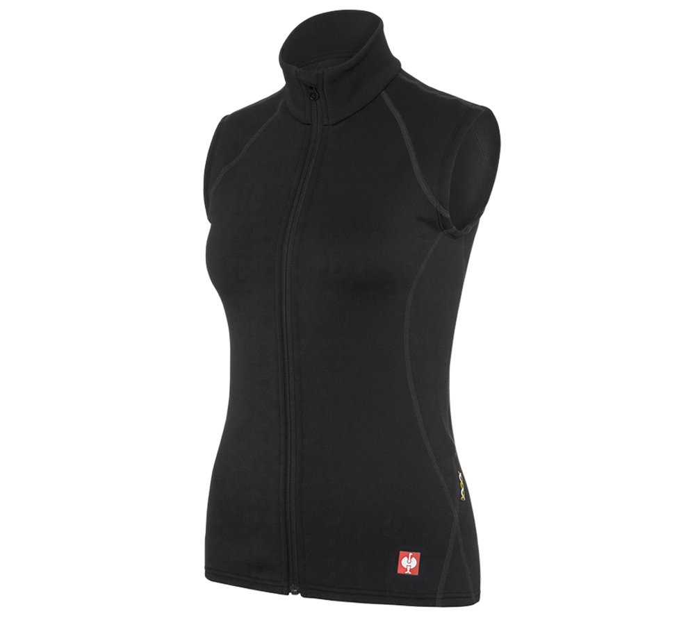 Funkční spodní prádlo: e.s. Funkční-Vesta thermo stretch - x-warm, dámská + černá