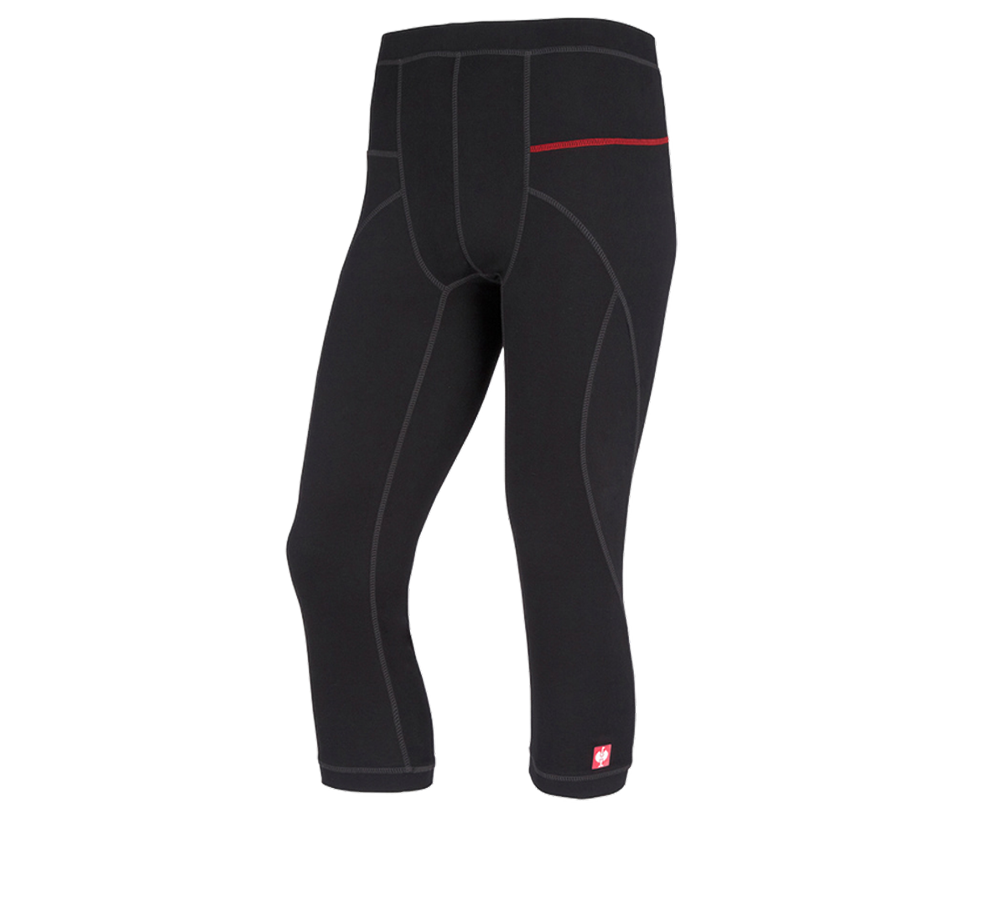 Spodní prádlo | Termo oblečení: e.s. Funkční-3/4 Pants basis-warm + černá