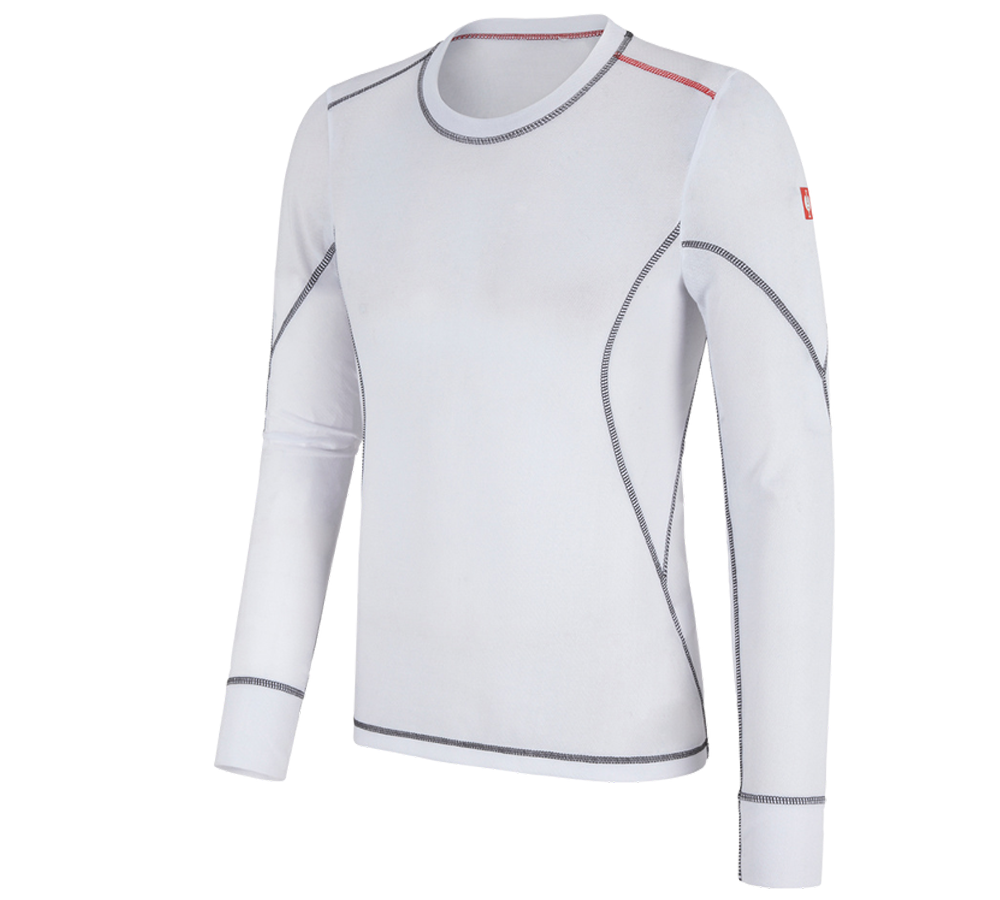 Spodní prádlo | Termo oblečení: e.s. Funkční-triko s dlouhým rukávem basis-light + bílá