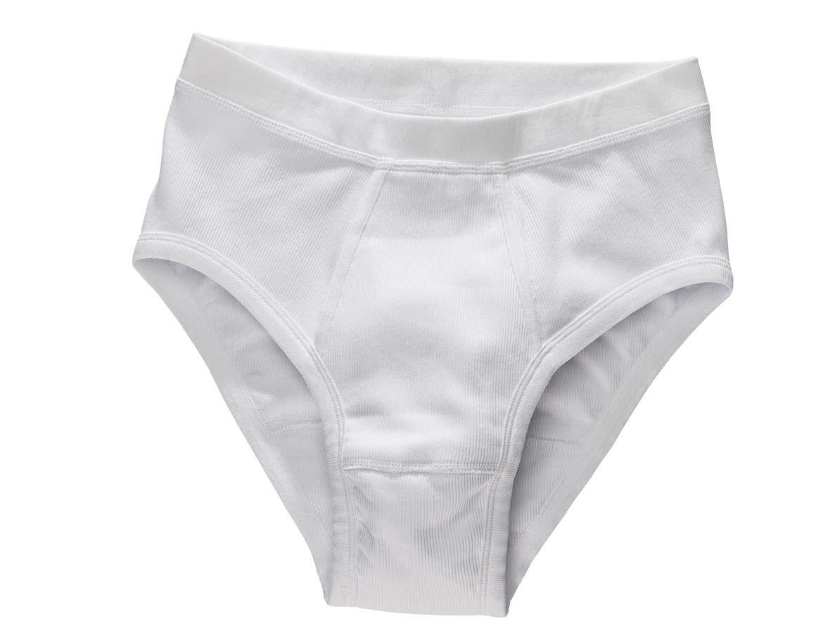 Spodní prádlo | Termo oblečení: e.s. Slipy žebrov.classic, bal.2 ks + bílá