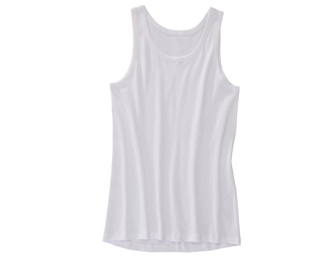 Spodní prádlo | Termo oblečení: e.s. Nátělník s jemným žebrováním classic + bílá