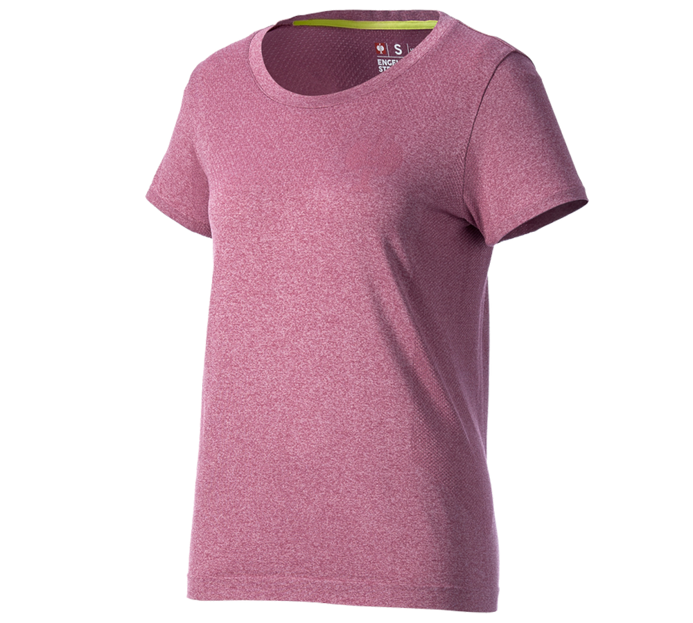 Trička | Svetry | Košile: Tričko seamless e.s.trail, dámská + tara pink melanž