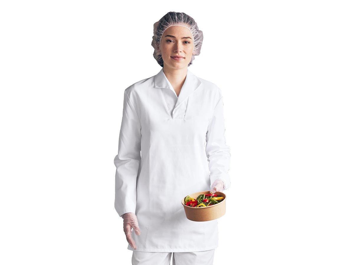 Trička | Svetry | Košile: Navlékací plášť HACCP + bílá