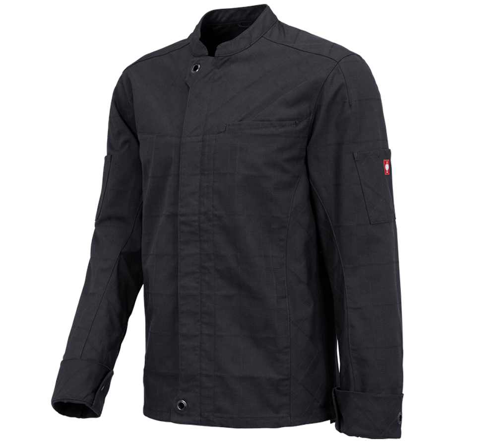 Trička, svetry & košile: Pracovní bunda s dlouhými rukávy e.s.fusion,pánská + černá