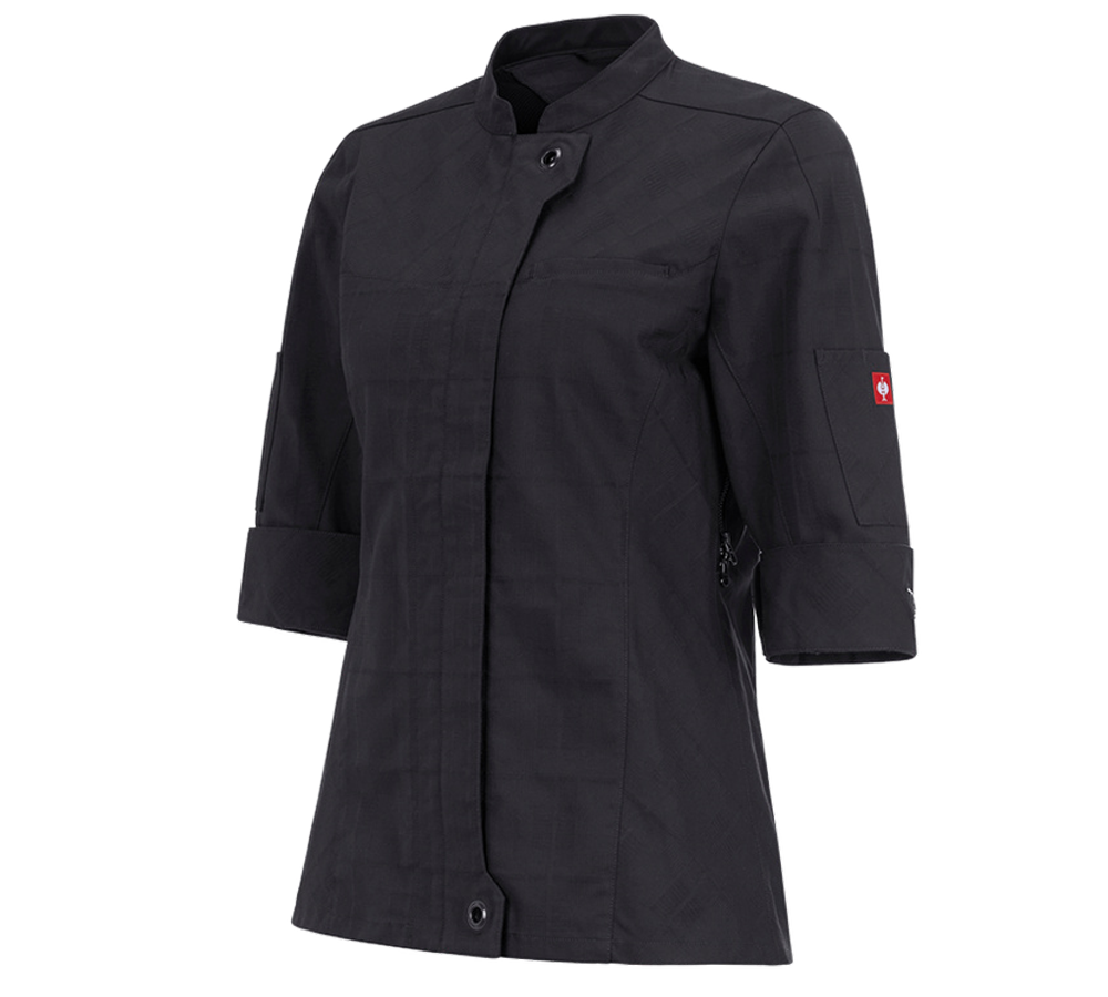 Trička | Svetry | Košile: Pracovní bunda s 3/4 rukávy e.s.fusion, dámská + černá