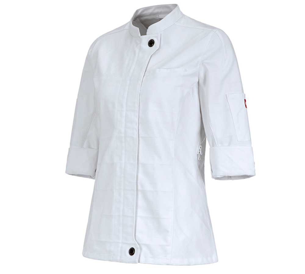 Trička | Svetry | Košile: Pracovní bunda s 3/4 rukávy e.s.fusion, dámská + bílá