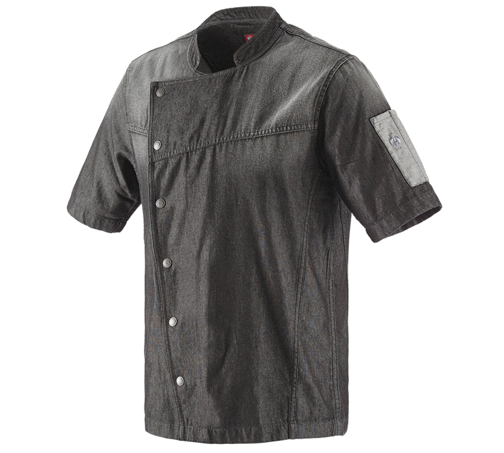 Trička, svetry & košile: e.s. Kuchařská bunda denim + graphitewashed