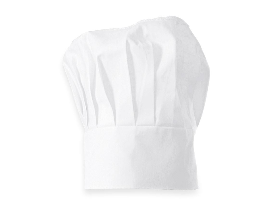 Doplňky: Kuchařská čepice + bílá