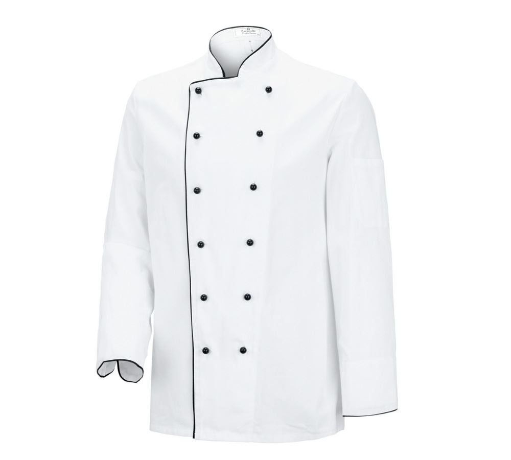 Trička, svetry & košile: Kuchařská bunda Image + bílá/černá
