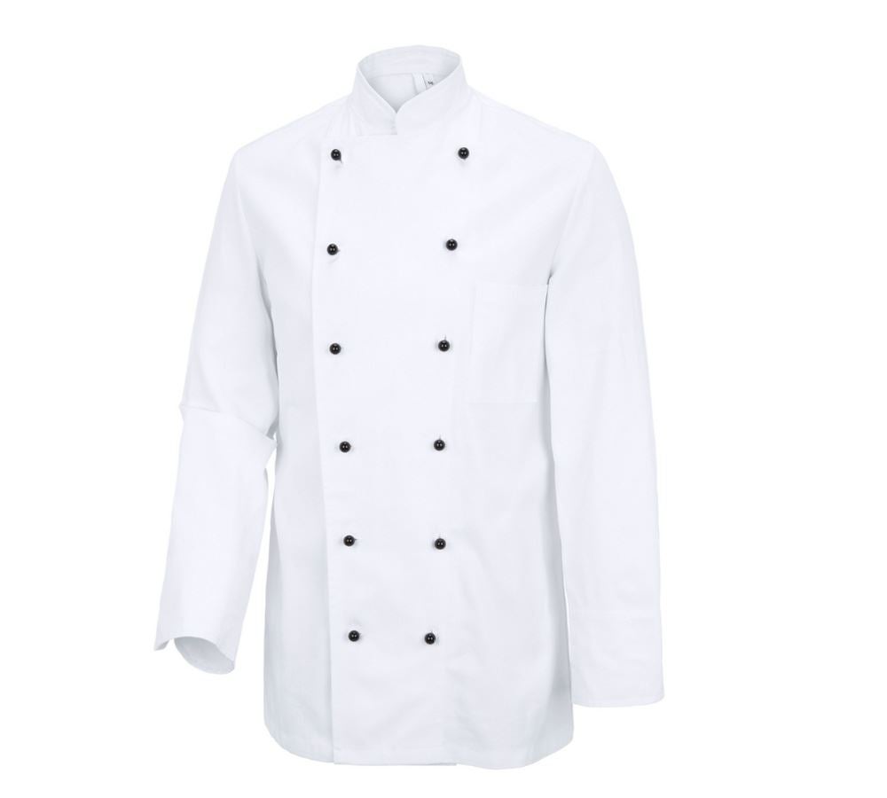 Trička, svetry & košile: Kuchařská bunda Cordoba + bílá