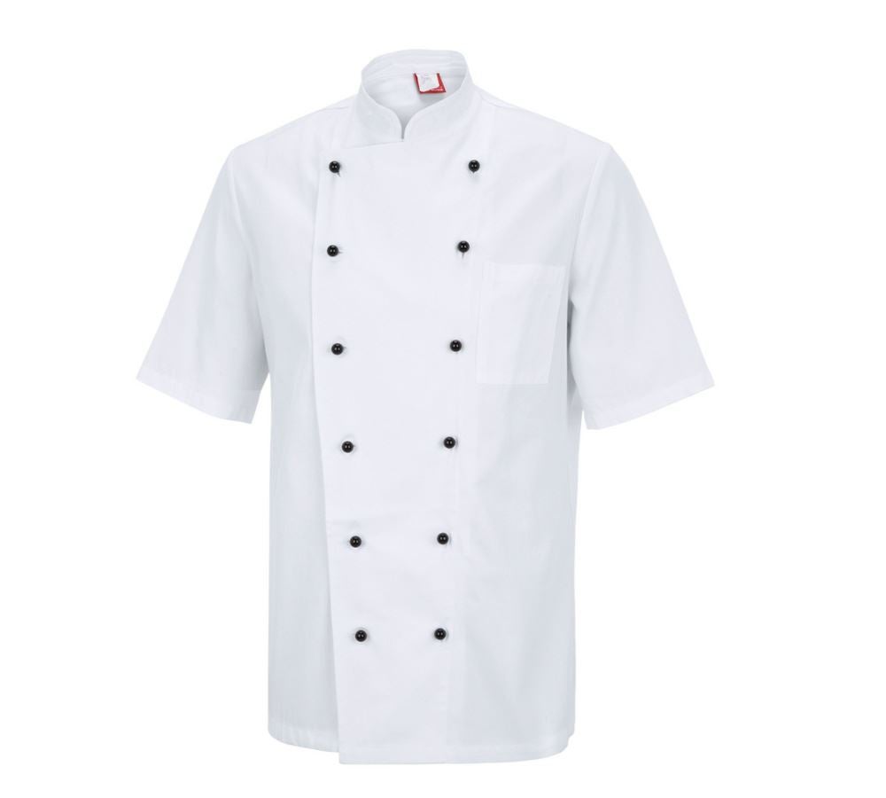 Trička, svetry & košile: Kuchařská bunda Bilbao + bílá