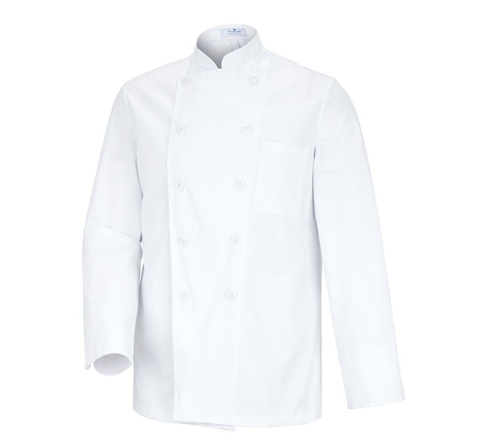 Trička, svetry & košile: Kuchařská a pekařská bunda Prag + bílá