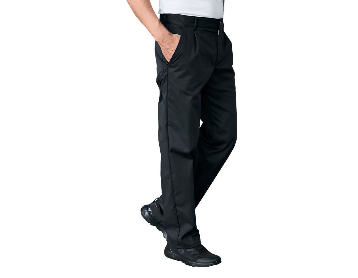 Pracovní kalhoty: Kuchařské kalhoty Toulouse II + černá