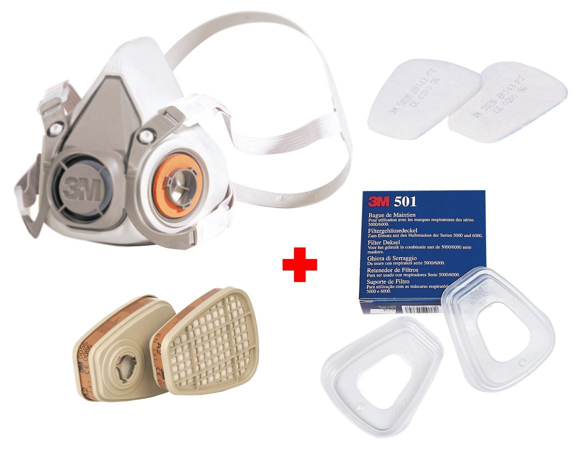 Ochranná dýchací masky: 3M Sada masek 6200