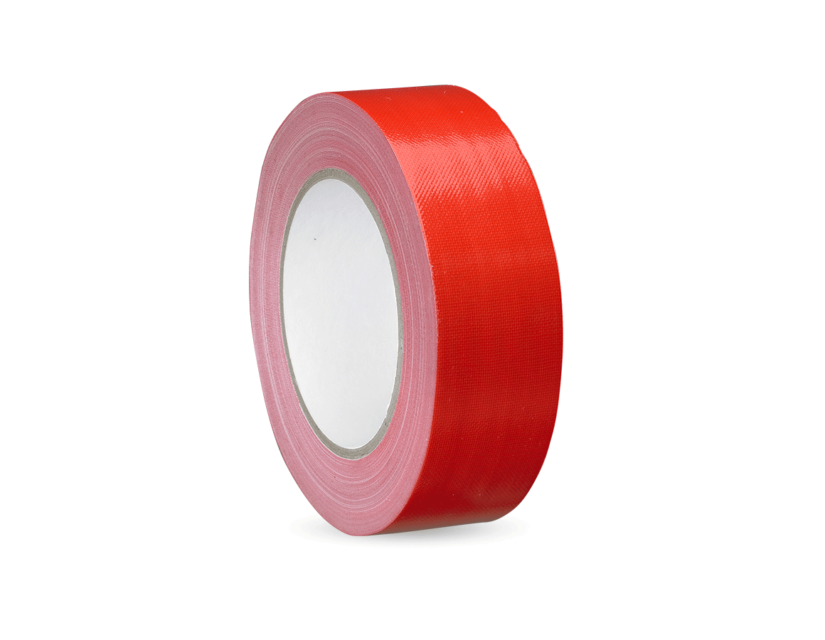 Textilní pásky: Tkaninová lepicí páska + červená